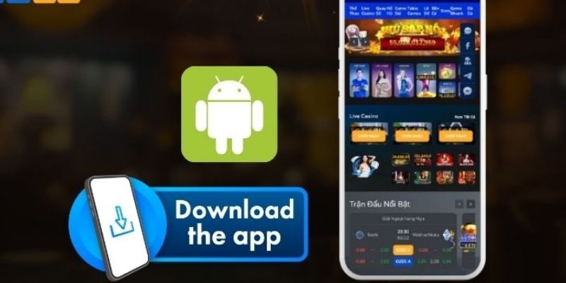 Chi tiết từng thao tác thực hiện lệnh tải app XO88